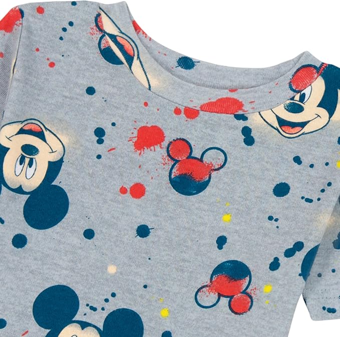 Disney Boys' 4-Piece Snug-fit Cotton Matching Comfortable Pajama Set, Soft & - Image 3