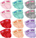 Toulite 12 Pair Preemie Newborn Baby Socks by Toulite