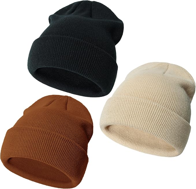 YMYDYFC Baby Beanie 3Pack Toddler Beanie Baby Winter Hats Boy&Girl 0-6Years | by YMYDYFC