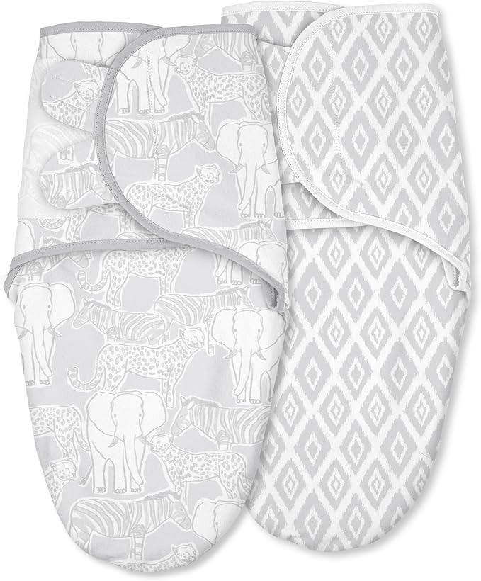 Cotton Swaddles for Newborn, Baby Newborn Swaddle 0-3 Month | 2-Pack Soft by CivaruaKids