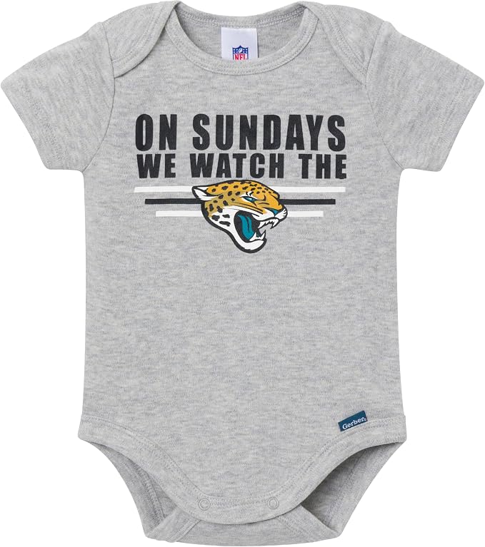 Gerber NFL Baby Boys 3-Pack Onesie Bodysuit - Image 4