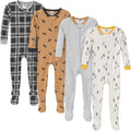 Gerber Baby Boys 4-Pack Footed Pajamas by Gerber