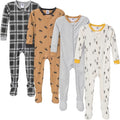 Gerber Baby Boys 4-Pack Footed Pajamas by Gerber