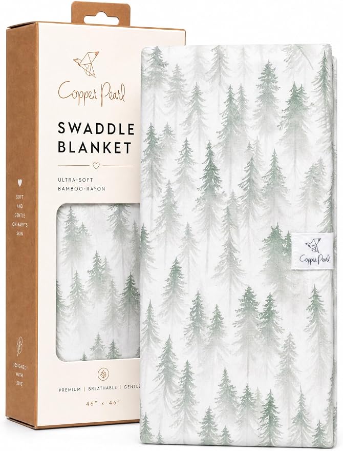 Copper Pearl Swaddle Blankets for Newborns | Soft Stretchy Receiving Blankets by CopperPearl