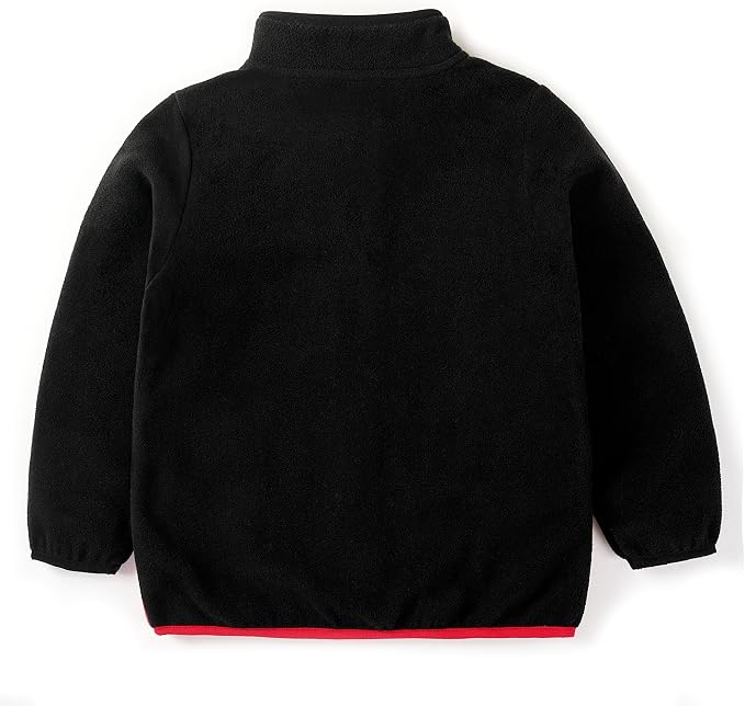 Toddler Boys Girls Fleece Jacket Lightweight Fall Spring 2-12 Years - Image 3