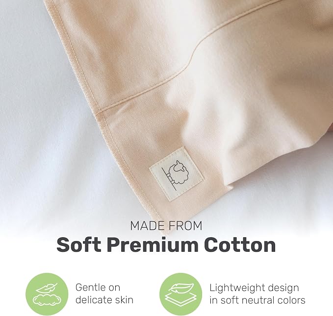 Snug Baby Cotton Burp Cloths, Lightweight Soft Color Feeding Essentials - Image 4
