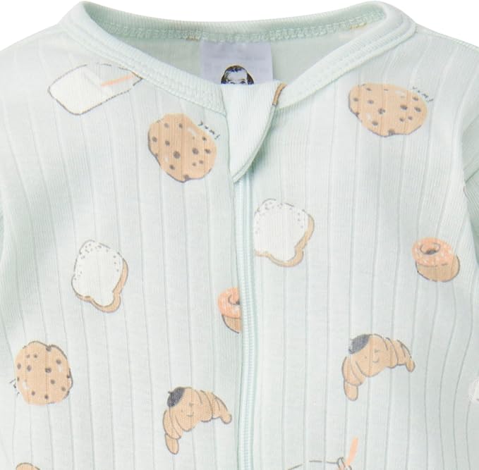 Gerber baby-girls Baby Unisex 2-pack 2-way Zip Textured Sleep 'N Play - Image 3