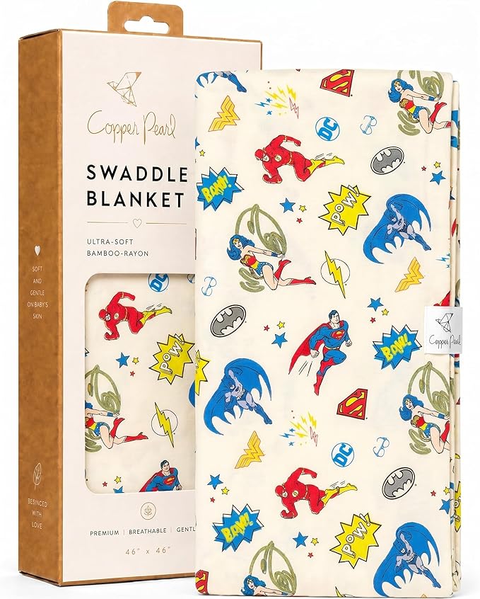 Copper Pearl Swaddle Blankets for Newborns | Soft Stretchy Receiving Blankets by CopperPearl