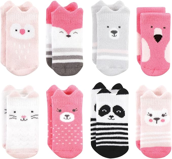 Hudson Baby Baby 8-pack Cotton Rich Newborn and Terry Socks by HudsonBaby