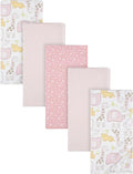 Gerber Girls Newborn Infant Baby Toddler Nursery 100% Cotton Flannel Receiving by Gerber