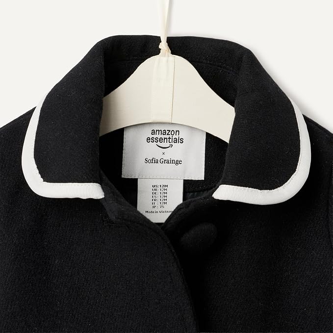 Amazon Essentials x Sofia Grainge Toddler and Baby Girls' Wool Blend A-Line - Image 4