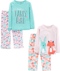Simple Joys by Carter's Girls' 4-piece Polyester Pajamas by SimpleJoysbyCarters