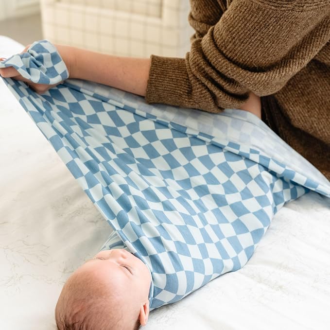 Copper Pearl Swaddle Blankets for Newborns | Soft Stretchy Receiving Blankets - Image 2