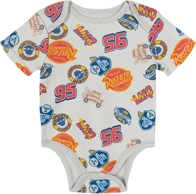 Disney Baby 5-Pack Short Sleeve Bodysuits Newborn to Infant - Image 5