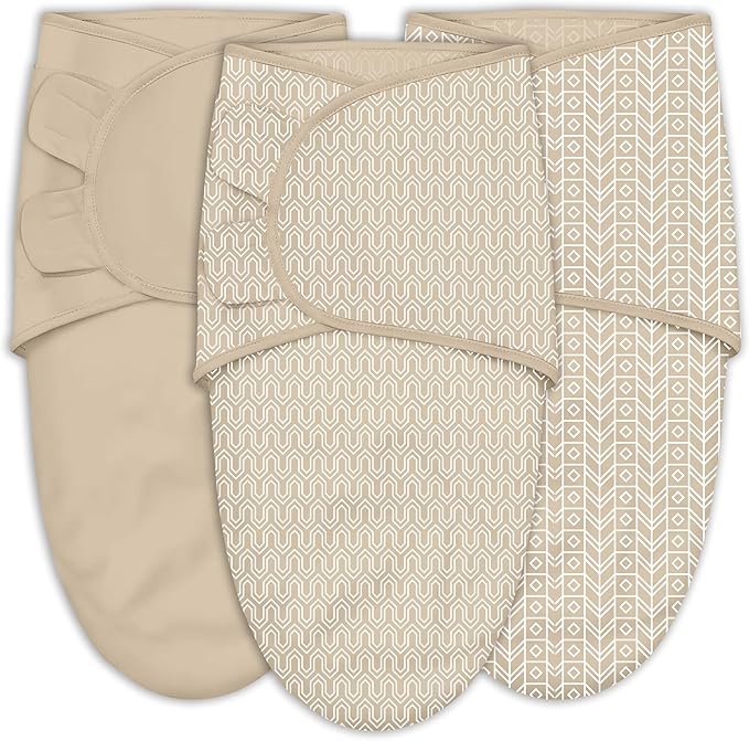SWEET DOLPHIN 3-Pack Baby Swaddle Sleep Sacks by SWEET+DOLPHIN