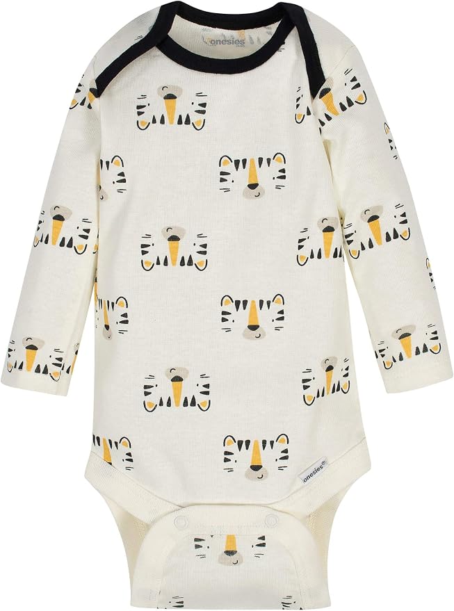 Onesies Brand Baby Boys & Girls 6-Pack Long Sleeve Bodysuits - Image 5