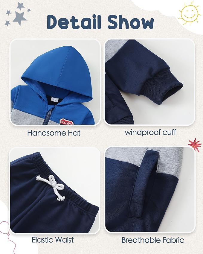 NZRVAWS Baby Boy Clothes Toddler Boy Outfit 2 3 4T 6 12 18 24 Month Fall Winter - Image 6