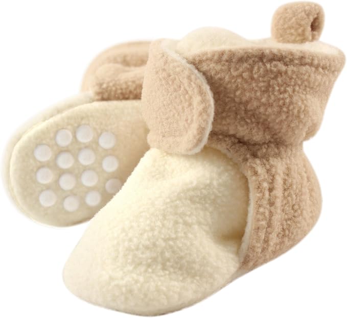 Luvable Friends Unisex Baby Cozy Fleece Booties - Image 2
