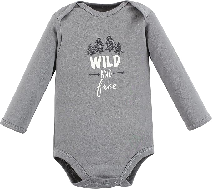 Touched by Nature Unisex Baby Organic Cotton Long-Sleeve Bodysuits - Image 6