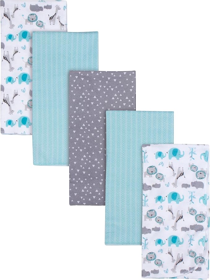 Gerber Boys Newborn Infant Baby Toddler Nursery 100% Cotton Flannel Receiving by Gerber