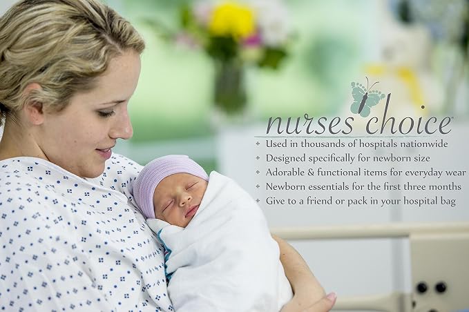 Nurses Choice 6 Pairs Stay-On Baby Socks, Soft Bubble Cuff Cotton Booties 0–3 - Image 3