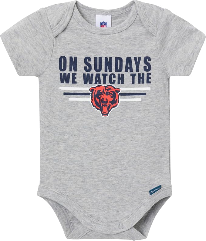 Gerber NFL Baby Boys 3-Pack Onesie Bodysuit - Image 4