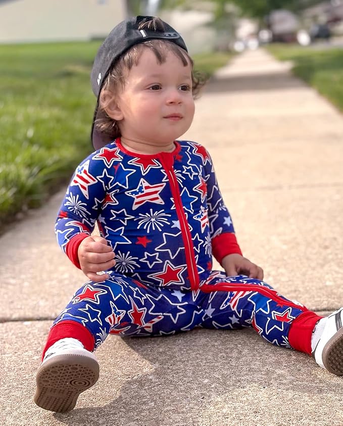 babee Reshinee Bamboo Viscose Baby Footie Pajama, Zipper Sleeper Boys Girls | - Image 7