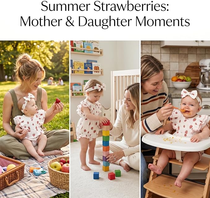 TITKKOP Ruffle Bubble Romper for Baby Girl | One-Piece Shorts Jumpsuit | Summer - Image 5