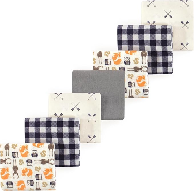 Luvable Friends Little Treasure Flannel Receiving Blankets 7pk by Luvable+Friends