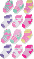 Cherokee Baby Girls' 12 Pack Shorty Ankle Socks by Cherokee