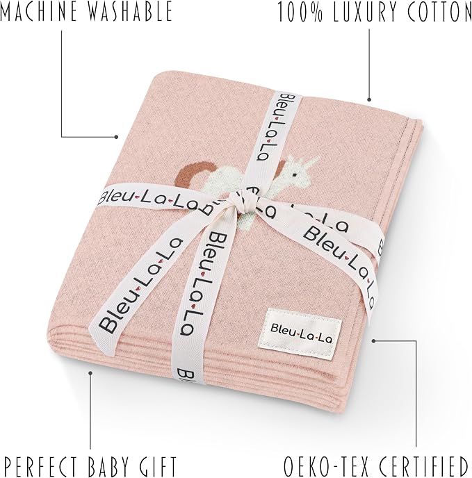 Baby Swaddle Blanket for Girls 100% Cotton Buttery Soft Cozy Receiving Swaddle - Image 3