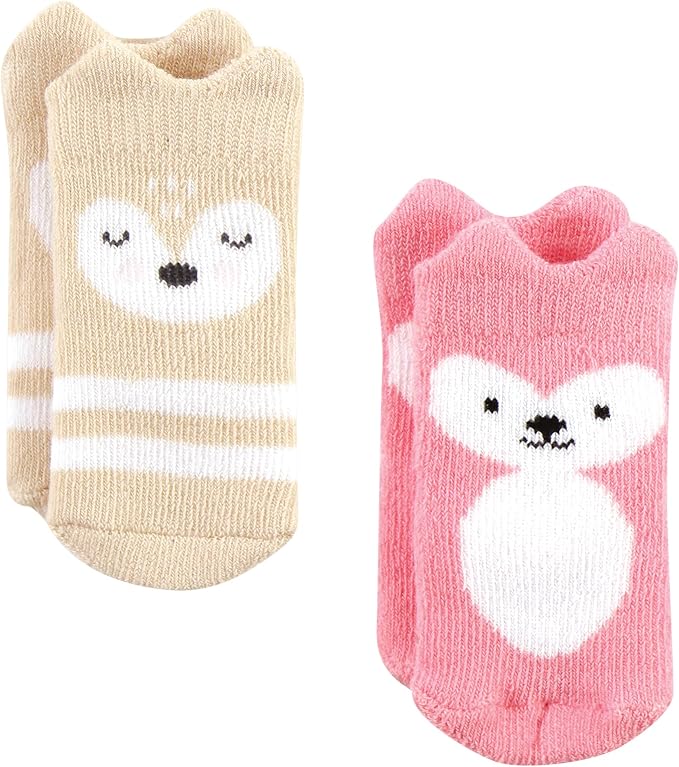 Hudson Baby Baby 8-pack Cotton Rich Newborn and Terry Socks - Image 4