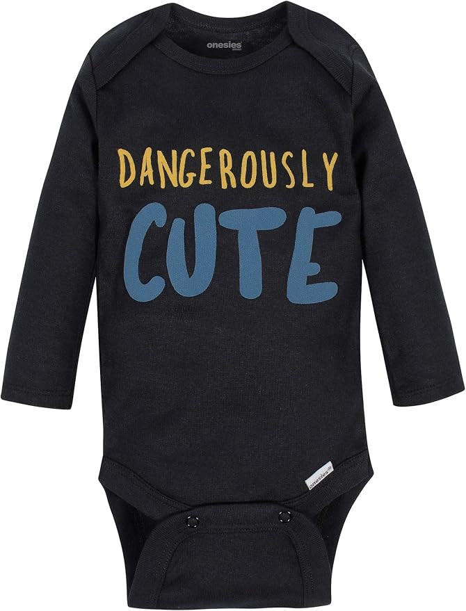 Onesies Brand Baby Boys & Girls 6-Pack Long Sleeve Bodysuits - Image 4