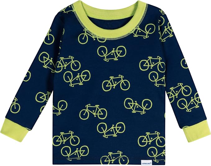 Onesies Brand Baby Boys Snug Fit 4 Piece Pajama Set - Image 4