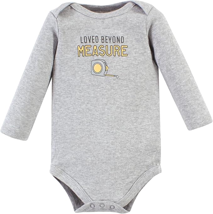 Hudson Baby baby-boys Cotton Long-sleeve Bodysuits 5-pack - Image 6