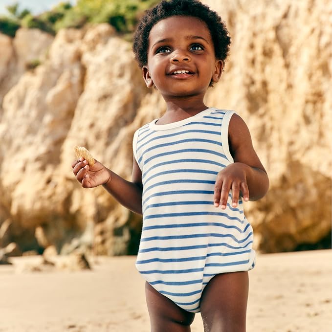 Amazon Essentials x Sofia Grainge Unisex Babies' Cotton Bubble Bodysuit - Image 2