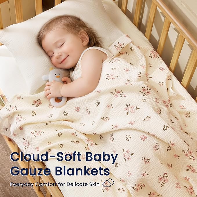 EXQ Home Muslin Swaddle Blankets - Image 2