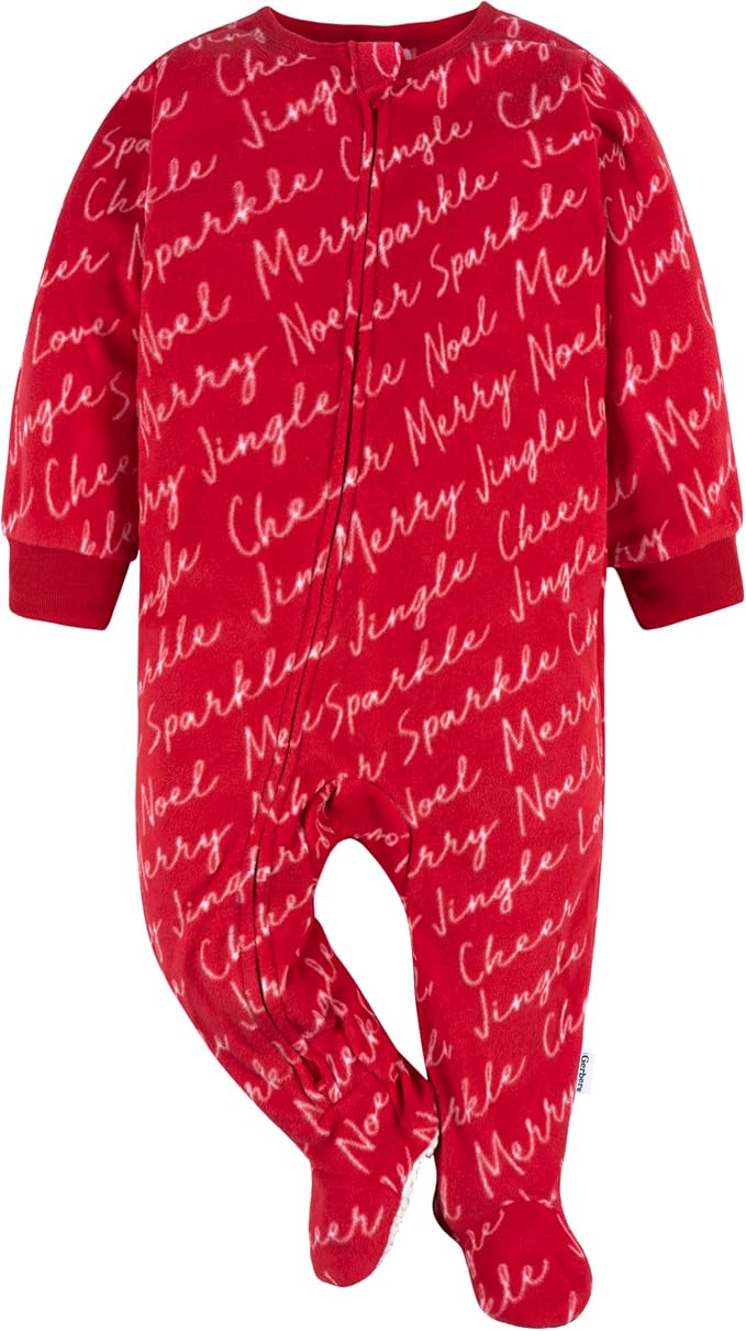 Gerber Baby & Toddler Fleece Footed Pajamas 2-Pack - Image 3