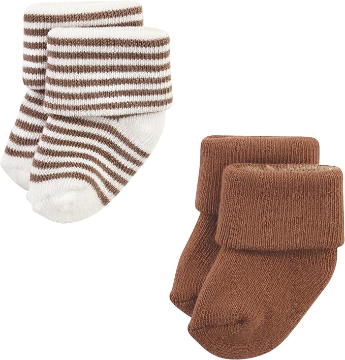 Hudson Baby Baby 8-pack Cotton Rich Newborn and Terry Socks - Image 6