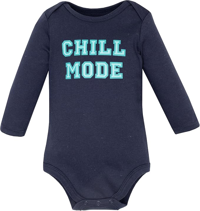 Hudson Baby baby-boys Cotton Long-sleeve Bodysuits 3-pack - Image 5