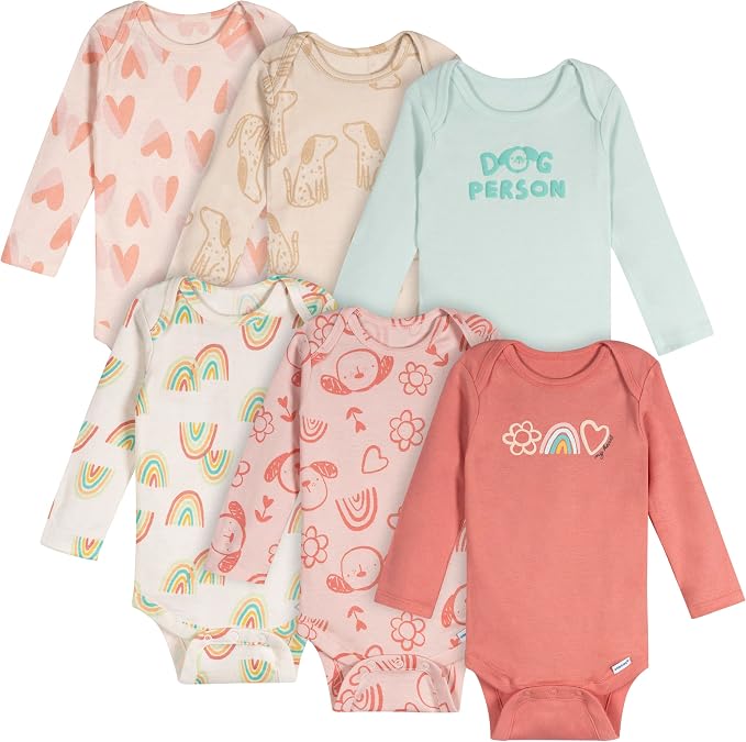 Onesies Brand Baby Boys & Girls 6-Pack Long Sleeve Bodysuits by OnesiesBrand