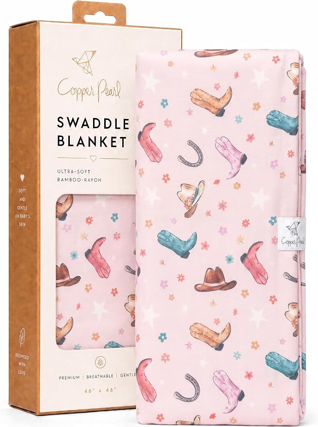 Copper Pearl Swaddle Blankets for Newborns | Soft Stretchy Receiving Blankets by CopperPearl