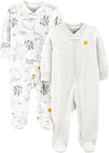 Simple Joys by Carter's Unisex Baby 2-way Zip Thermal Footed Sleep and Play by SimpleJoysbyCarters