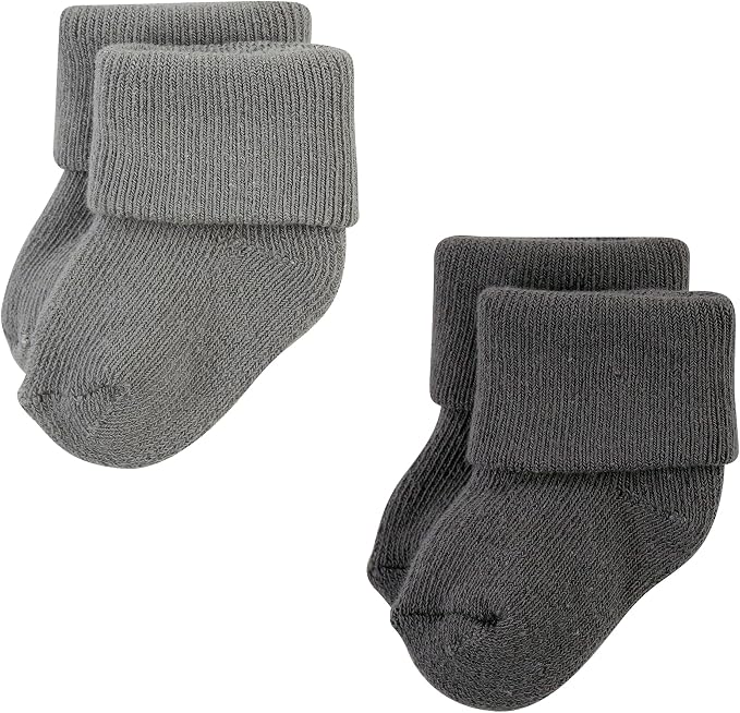 Hudson Baby Baby 8-pack Cotton Rich Newborn and Terry Socks - Image 6