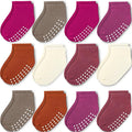 Baby Non-Slip Ankle Socks 12 Pack Soft Cotton by JAKIDAR