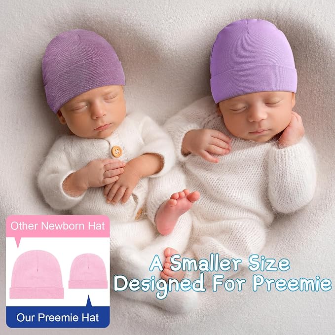 Newcotte 6 Preemie Hats - Image 4