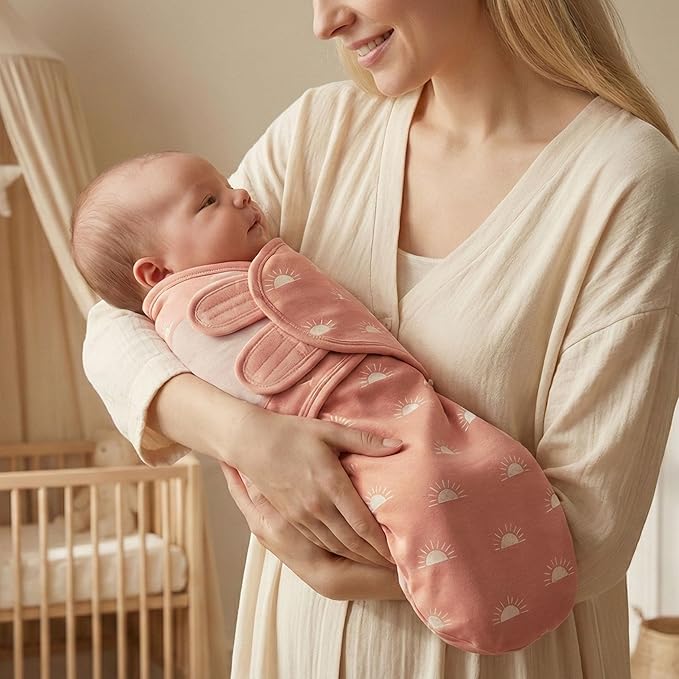 GLLQUEN BABY Swaddles for Newborns 0-3 Months, Adjustable & Easy Fastener | - Image 4