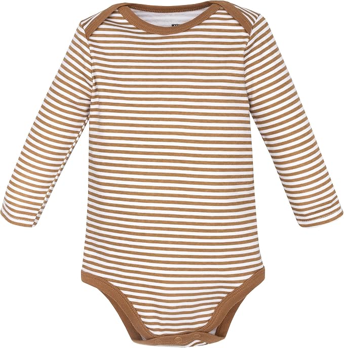 Hudson Baby baby-boys Cotton Long-sleeve Bodysuits 5-pack - Image 6