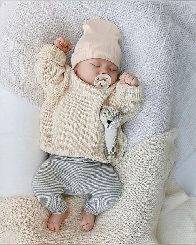 DRESHOW BQUBO 6 Pack Baby Newborn Hats Set - Image 2