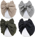 Cinaci 4 Pieces Baby Girls Turban Hats by Cinaci